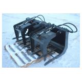 SKID STEER MOUNT 60" GRAPPLE BUCKET (UNSUED)
