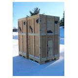 (2) WOODEN SHIPPING CRATES