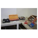 (2) TILE CUTTERS, 9.6 VOLT CORDLESS STAPLER AND