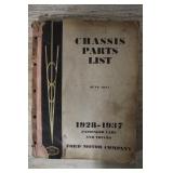 FORD 1928-1937 PASSENGER CARS & TRUCKS CHASSIS