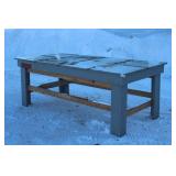 WOODEN WORK BENCH
