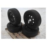 (4) KENETICA KENDA 235/55R17 TIRES ON 5-BOLT STEEL