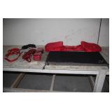 SADDLE PAD, INSULATED SADDLE BAGS, BRAIDED REIN,