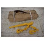 (6) 5/16"-3/8" LEVER CHAIN BINDERS (UNUSED)
