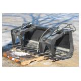 SKID STEER MOUNT 72" GRAPPLE BUCKET (UNUSED)