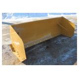 SKID STEER MOUNT 8FT SNOW PUSHER (UNUSED)