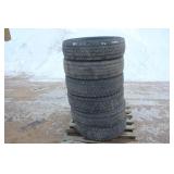 (6) CONTINENTAL 225/70R19.5 TIRES
