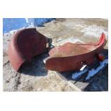 PAIR OF INTERNATIONAL TRACTOR WHEATLAND FENDERS