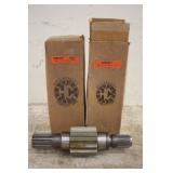 (2) HY CAPACITY BULL PINION BRAKE SHAFTS