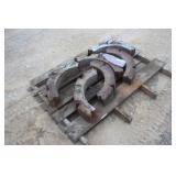 (6) 8N FORD TRACTOR REAR WHEEL WEIGHT SECTIONS