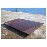 PLATE OF SHEET STEEL, 3/4" THICK X 72" X 120"