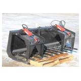 SKID STEER MOUNT 72" GRAPPLE BUCKET (UNUSED)