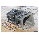 SKID STEER MOUNT 60" GRAPPLE BUCKET (UNUSED)