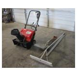 MURRAY 20" ELECTRIC SNOWBLOWER, (2) SCOOP SHOVELS
