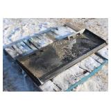 SKID STEER MOUNT WELD ON PLATED (UNUSED)