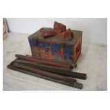 (2) CHAIN DETACHERS, STEEL BOX, STEEL TUBES AND