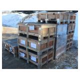 (12) WOODEN SHIPPING CRATES