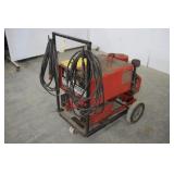 LINCOLN GAS POWERED WELDER GENERATOR ON CART