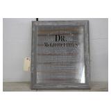 DR MCGILLICUDDYS FRAMED MIRROR