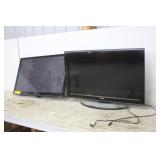 (2) FLAT SCREEN TV