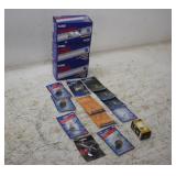 LOT OF AUTOMOTIVE LIGHT BULBS AND HEADLIGHTS