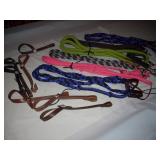 (6) BARREL REINS WITH (7) HORN REIN GRIPS