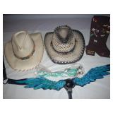 ANGEL WING BREAST COLLAR, WITHER STRAP, HAT PINS