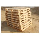 (9) WOOD PALLETS