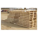 (10) WOOD PALLETS