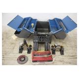 METAL TOOLBOX, PILLOW BLOCK BEARINGS, AIR
