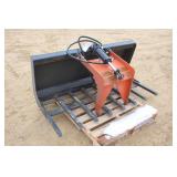 SKID STEER MOUNT 60" SINGLE CLAW GRAPPLE BUCKET