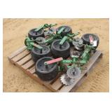 (6) SHOUP SPIKE CLOSING WHEELS OFF JOHN DEERE