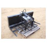 SKID STEER MOUNT 60" SINGLE CLAW GRAPPLE BUCKET