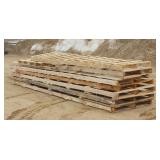 STACK OF WOOD PALLETS