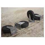 (4) WAGNER 6" SOLID CASTERS