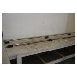 PAIR OF STAINLESS STEEL PICKUP BED RAILS