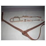 SILVER TRIM HEADSTALL WITH BREAST COLLAR
