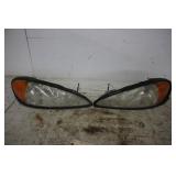 PAIR OF 2003 PONTIAC GRAND AM HEADLIGHTS