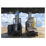 (2) JLG 20VP PUSH AROUND PERSONAL MAN LIFTS