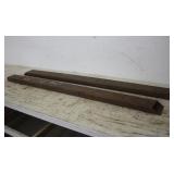 PAIR OF 72" LONG PALLET FORK EXTENSIONS