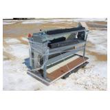 METAL FRAME DESK WITH TOP CABINET, BOGEN 3046