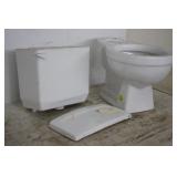 CRANE TOILET BOWL & ARTISAN TOILET TANK