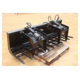 SKID STEER MOUNT 84" GRAPPLE BUCKET (UNUSED)
