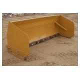 SKID STEER MOUNT 8FT WIDE SNOW PUSHER (UNUSED)