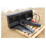 SKID STEER MOUNT HYDRAULIC TREE PULLER (UNUSED)