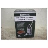 HUNT RITE 5LB STAINLESS STEEL SAUSAGE STUFFER