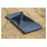 SKID STEER MOUNT 10" RECEIVER PLATE (UNUSED)