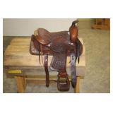 10" SILVER TRIM PONY SADDLE SQB (NO STAND)