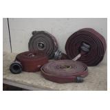(4) FIRE HOSES