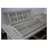 (4) GARAGE DOOR WINDOWS